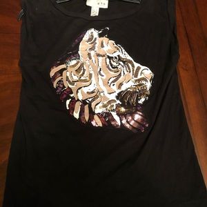 Tiger muscle tank